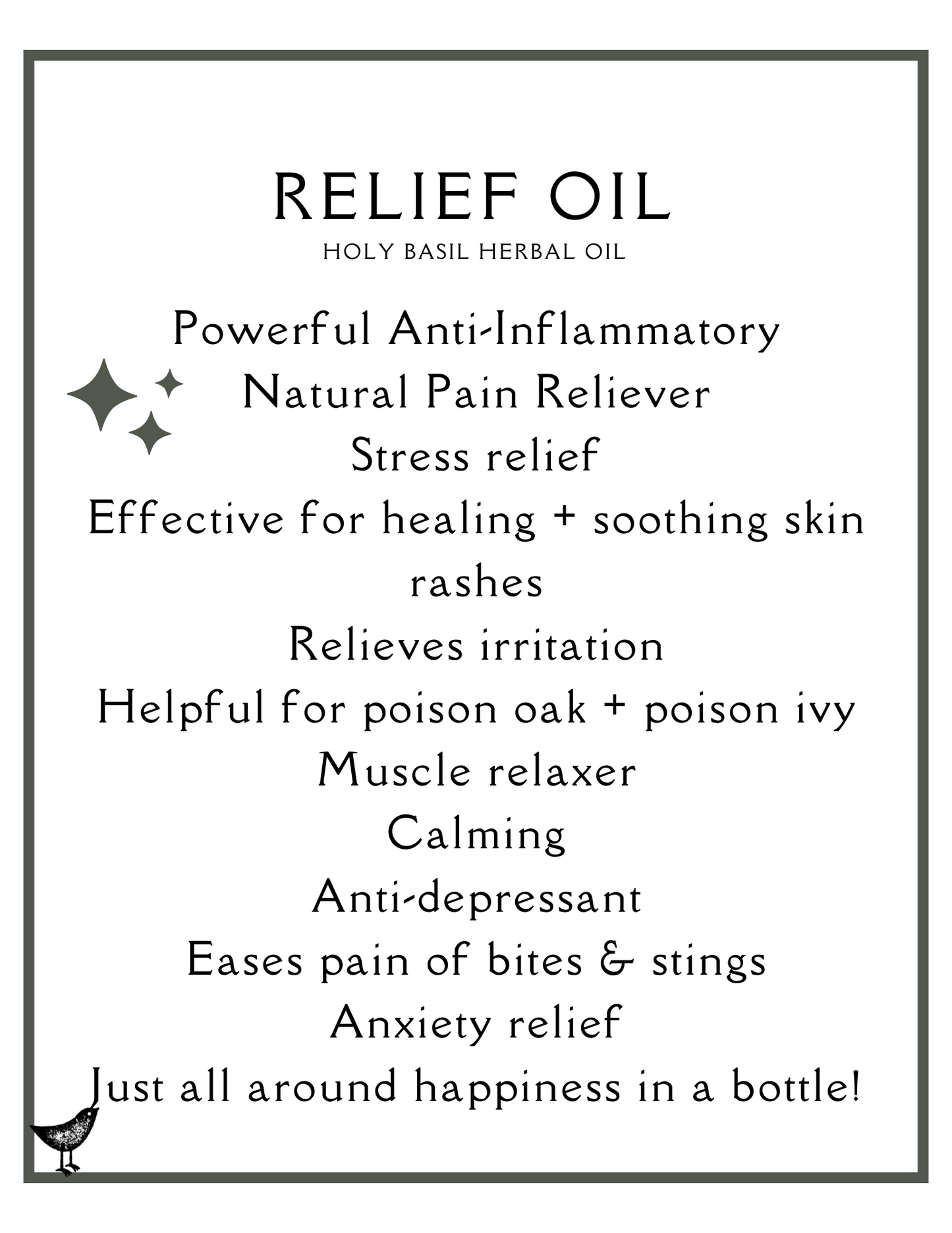Relief Oil