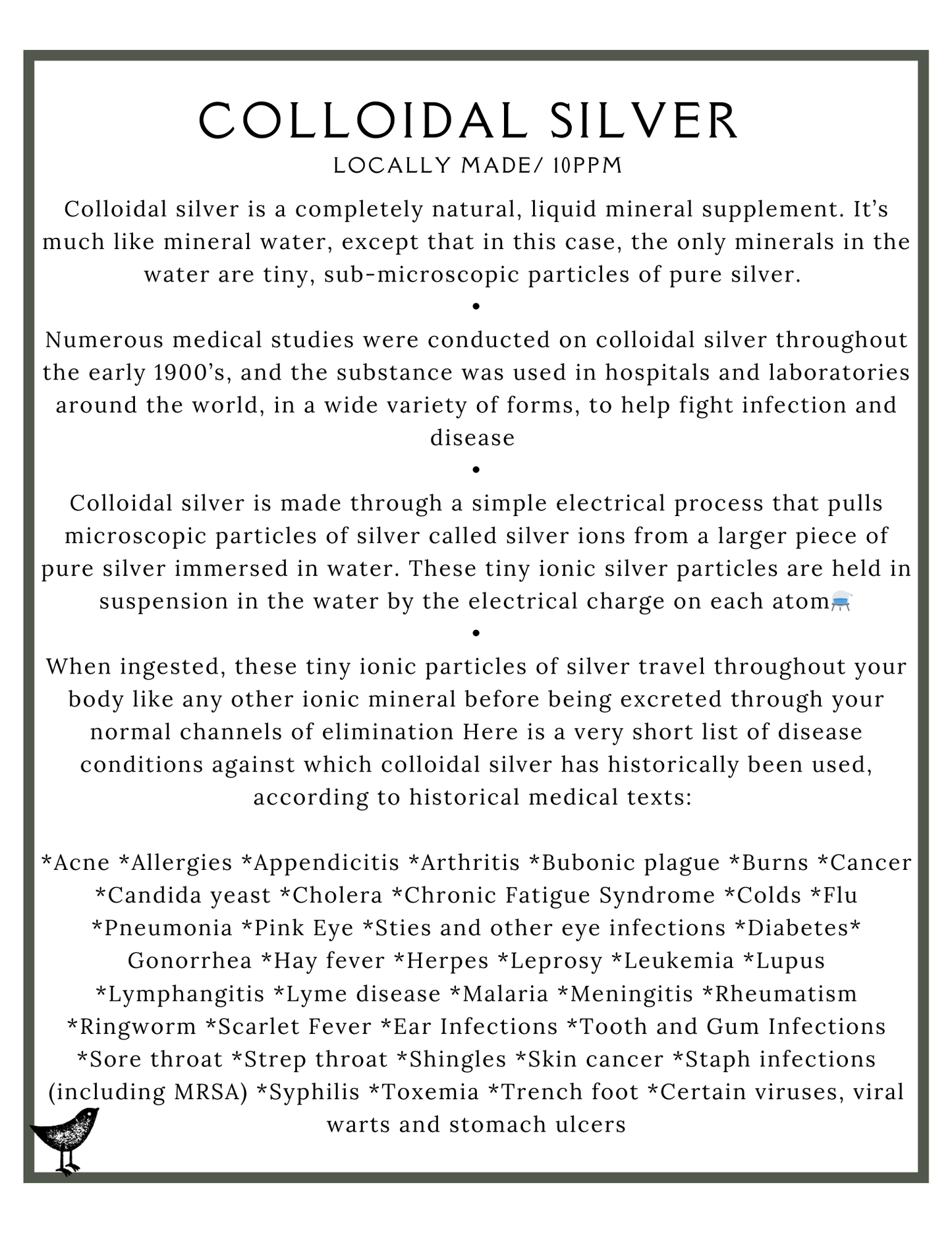 Colloidal Silver