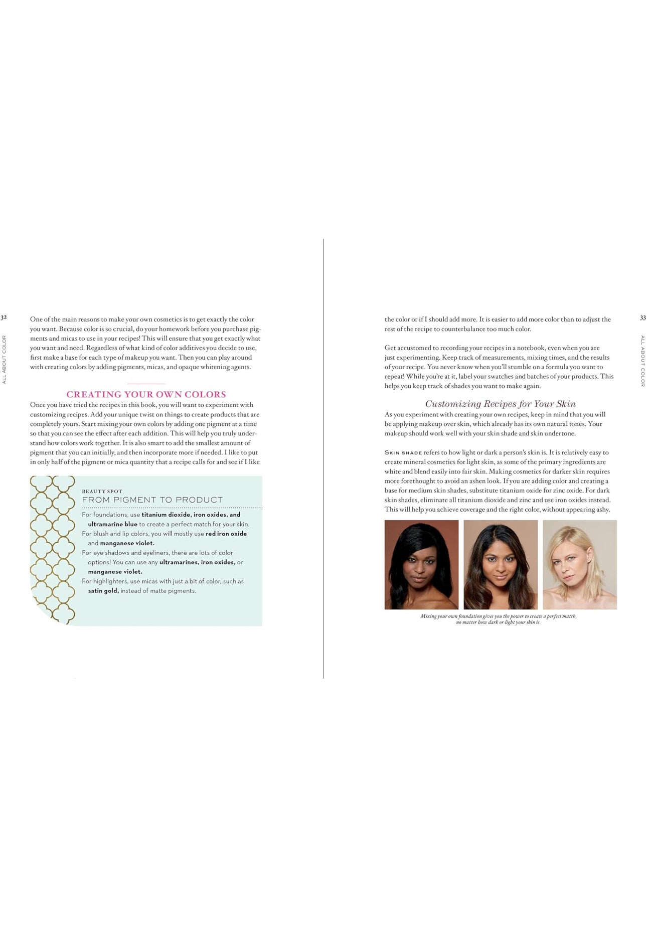 Make Your Own Pure Mineral Makeup: 79 Easy Hypoallergenic Recipes for Radiant Beauty