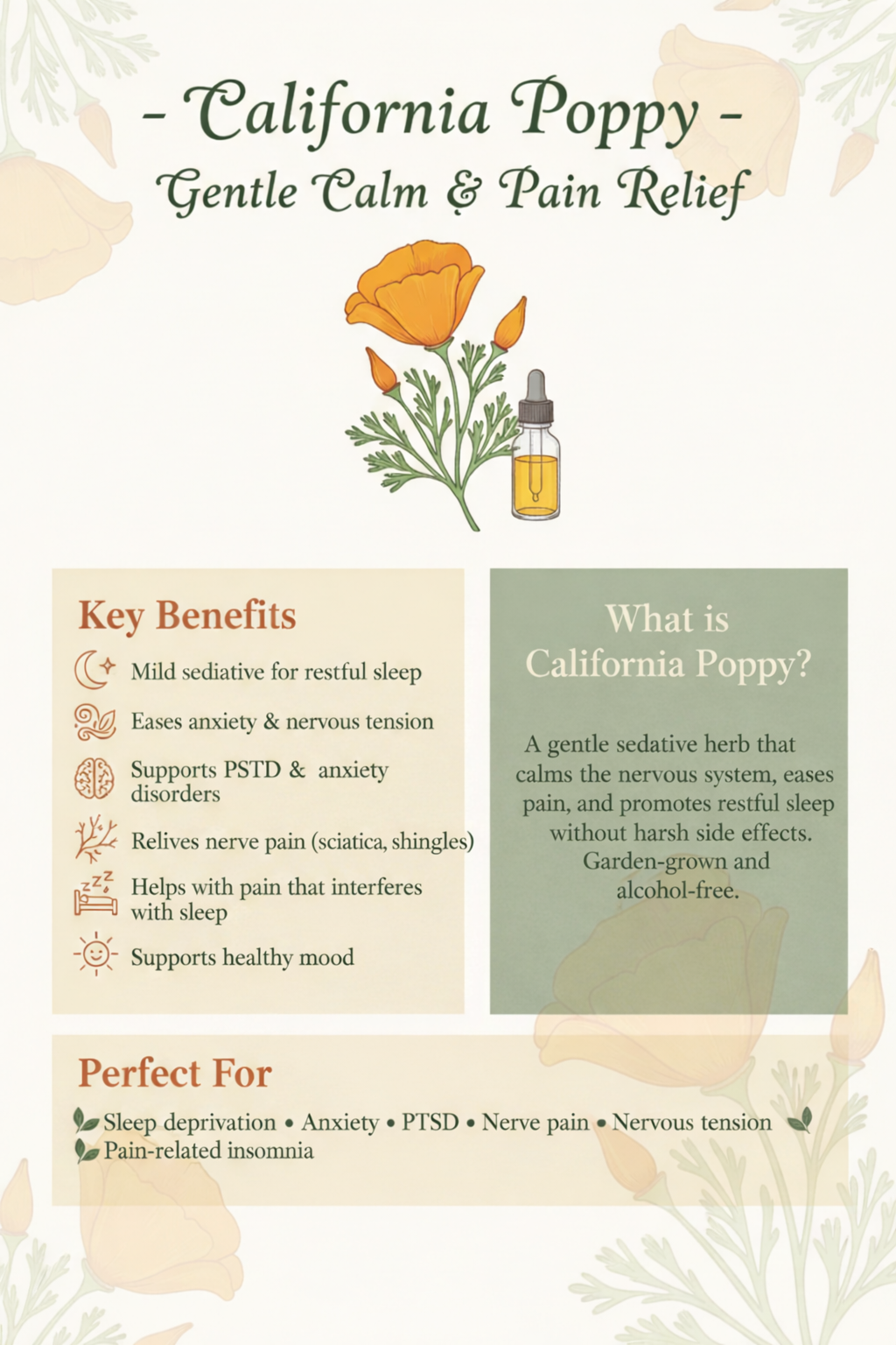 California Poppy Glycerite