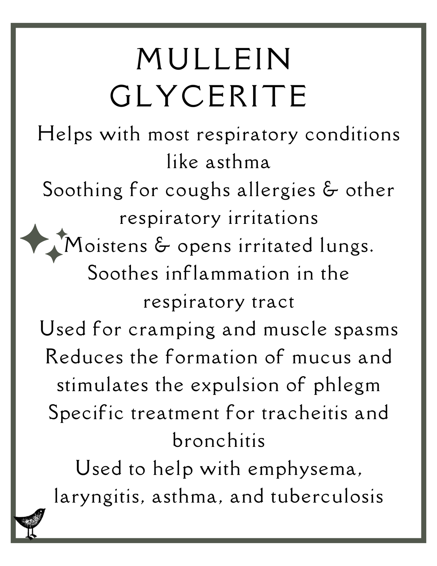Mullein Glycerite