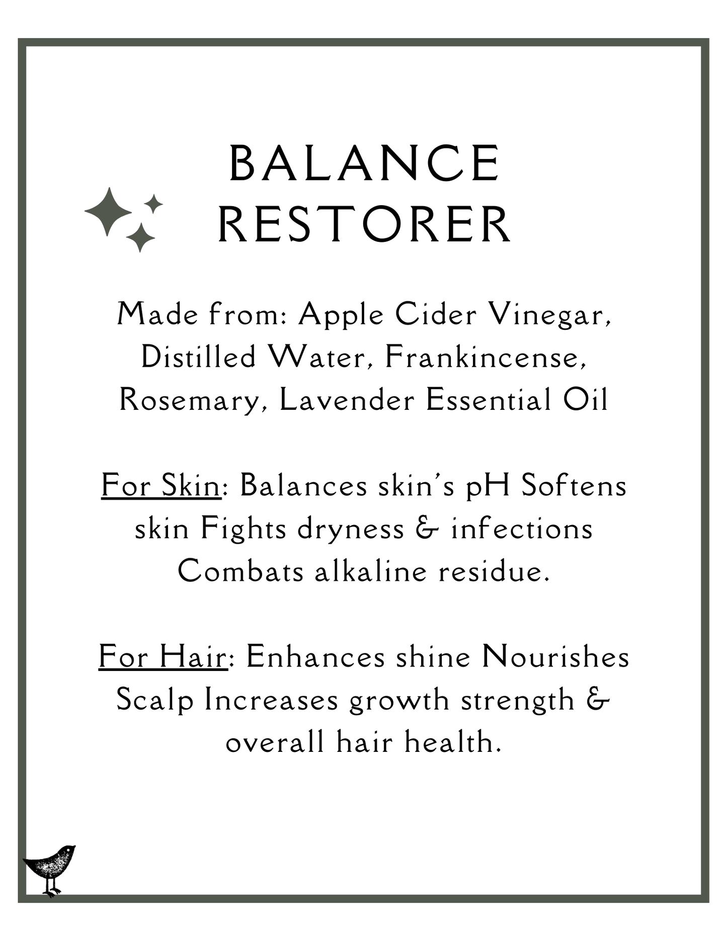 Balance Restorer
