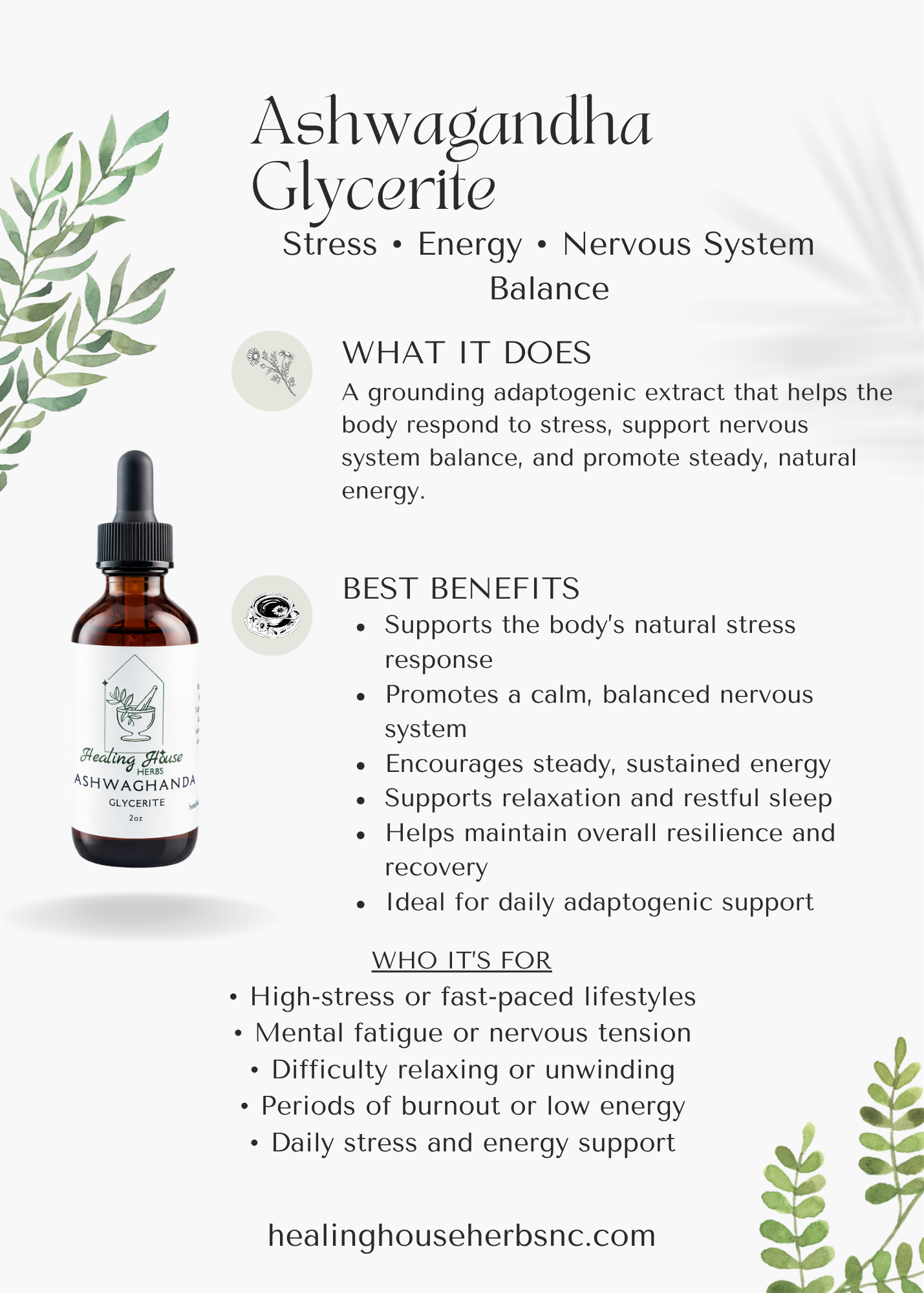 Ashwagandha Glycerite