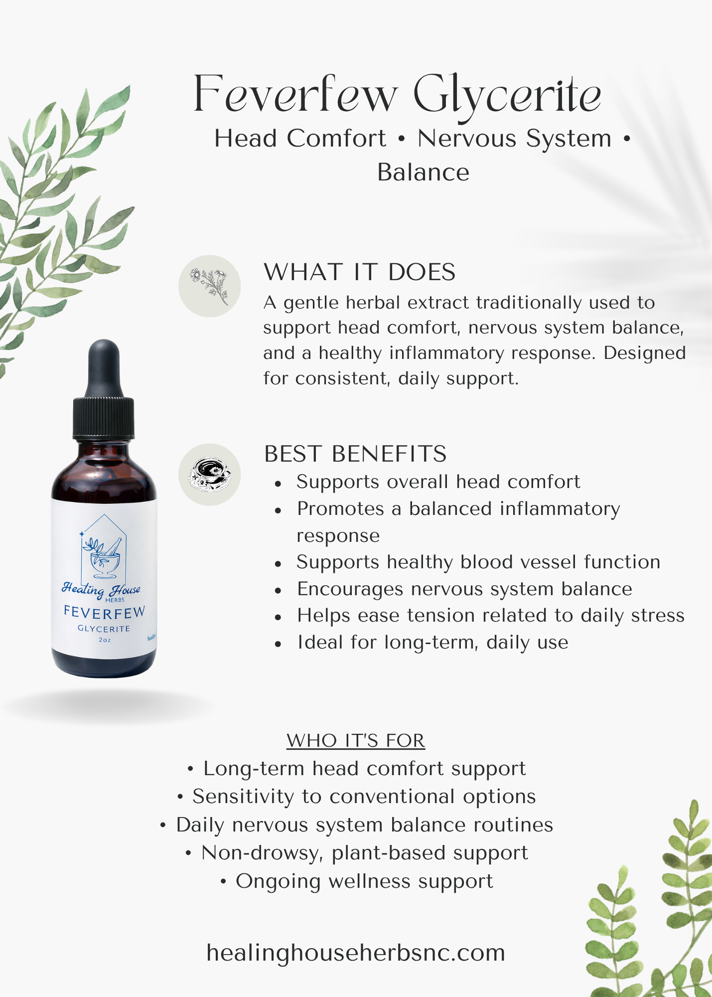 Feverfew Glycerite